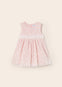 Vestido Organza Bordada Rosa Bebe Niña Mayoral M1948
