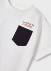 Playera M/C Bolsillo Beige Niño Mayoral M3005 MAYORAL
