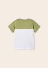 Playera M/C Combinada Algodon Verde Niño Mayoral M3006 MAYORAL
