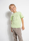 Playera M/C Embossed Verde Niño Mayoral M3019 MAYORAL