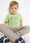 Playera M/C Embossed Verde Niño Mayoral M3019 MAYORAL