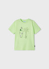 Playera M/C Embossed Verde Niño Mayoral M3019 MAYORAL
