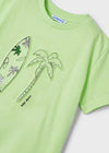 Playera M/C Embossed Verde Niño Mayoral M3019 MAYORAL