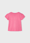 Blusa M/C Bordado Calado Rosa Niña Mayoral M3057 MAYORAL