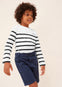 Bermuda Con Cintura Ajustable En Lino Marino Niño Mayoral M3220