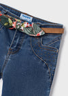 Pantalon Con Cinturon Estampado Skinny Niña Mayoral M3509 MAYORAL