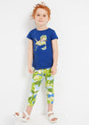 Leggings Estampado De Algodon Verde Niña Mayoral M3778 MAYORAL