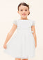 Vestido Bordado Blanco Niña Mayoral M3911