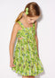 Vestido Cut Out Verde Niña Mayoral M3939