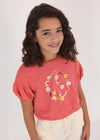 Blusa M/C Flame Rosa Niña Junior Mayoral M6056 MAYORAL