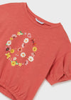 Blusa M/C Flame Rosa Niña Junior Mayoral M6056 MAYORAL