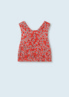 Blusa Tirantes Rojo Niña Junior Mayoral M6061 MAYORAL