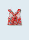 Blusa Tirantes Rojo Niña Junior Mayoral M6061 MAYORAL