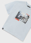 Playera M/C "Rediscover" Blanco Niño Junior Mayoral M6081 MAYORAL