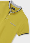 Polo M/C Contrastes C/Mao Verde Niño Junior Mayoral M6103 MAYORAL