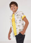 Camisa M/C Estampada Blanco Niño Junior Mayoral M6112 MAYORAL