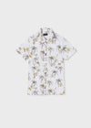 Camisa M/C Estampada Blanco Niño Junior Mayoral M6112 MAYORAL