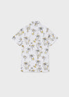 Camisa M/C Estampada Blanco Niño Junior Mayoral M6112 MAYORAL