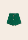 Short Crepe Verde Niña Junior Mayoral M6235 MAYORAL