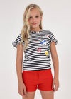Short De Algodon Rojo Niña Junior Mayoral M6240 MAYORAL