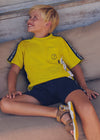 Conjunto Algodon Cintas Amarillo Niño Junior Mayoral M6656 MAYORAL