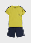 Conjunto Algodon Cintas Amarillo Niño Junior Mayoral M6656 MAYORAL