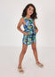 Falda Short Estampada Azul Niña Junior Mayoral M6907