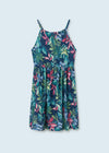 Vestido Estampado Con Detalle Niña Junior Mayoral M6934 MAYORAL