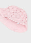 Gorro De Guipiur Bordado Rosa Bebe Niña Mayoral M10409 MAYORAL