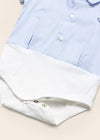 Body Camisero M/C Combinado Celeste Bebe Niño Mayoral M1765 MAYORAL