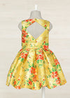 Vestido Mikado Estampado Limon Niña Abelylula M5053 ABEL Y LULA