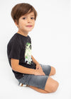 Playera M/C "Paradise" Negro Niño Mayoral M3020 MAYORAL