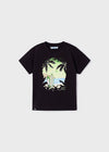 Playera M/C "Paradise" Negro Niño Mayoral M3020 MAYORAL