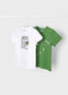 Set 2 Playeras M/C Lisas Verde Niño Mayoral M3022