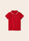 Polo M/C Pique Elastico Rojo Niño Mayoral M3148 MAYORAL