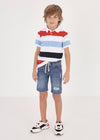Bermuda Denim Rotos Junior Niño Mayoral M6258 MAYORAL