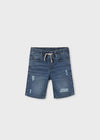 Bermuda Denim Rotos Junior Niño Mayoral M6258 MAYORAL