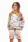 Sudadera Mickey Mouse Colores Desigual 23Sbsk03 DESIGUAL