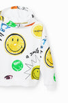 Sudadera Ligera Smiley Beige Unisex Desigual 23Sbsk04 DESIGUAL