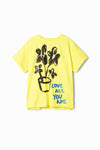 Blusa M/C Amarillo Desigual 23Sgtk16 DESIGUAL