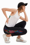 Leggings Sport Contraste Lateral T-Grande Dama Desigual 23Swkk03 DESIGUAL