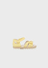 Huarache Yute Flor Amarillo Niña Mayoral M41456 MAYORAL