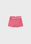 Short Con Cinturon Cintura Ajustable Rosa Niña Mayoral M234