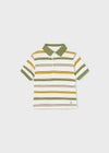 Polo M/C Rayas Verde Amarillo Bebe Niño Mayoral M1103 MAYORAL