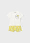 Pijama Algodon M/C Amarillo Blanco Bebe Niño Mayoral M1789