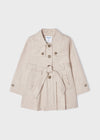 Gabardina Tablas Almendra Niña Mayoral M3446 MAYORAL