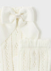 Calceta Epañola Calado Beige Bebe Mayoral M10399 MAYORAL