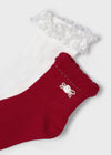 Set 2 Calcetines Rojo Mayoral M10469 MAYORAL
