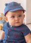 Gorra Corazones Mezclilla Bebe Mayoral 9609