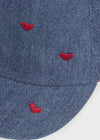 Gorra Corazones Mezclilla Bebe Mayoral 9609 MAYORAL
